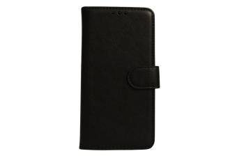 Samsung A03 Wallet Case - Card Holder - Magnetic Closure - Black  